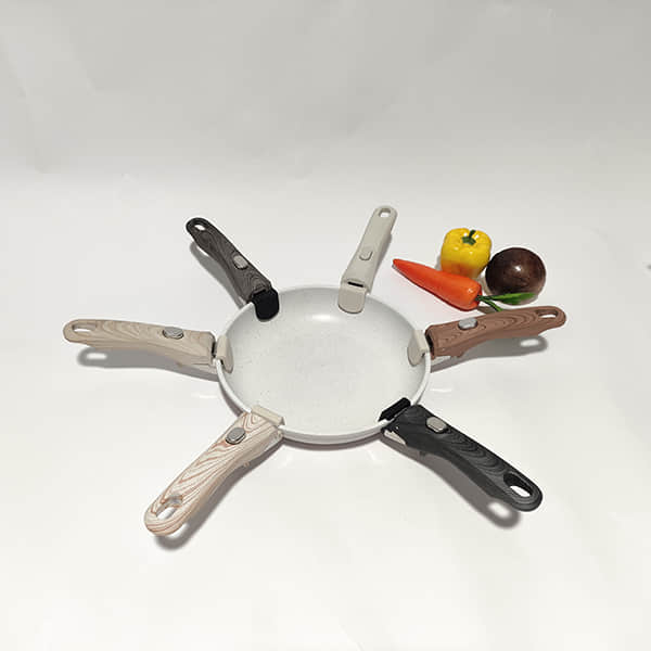 Pot Handle|Quick-Clip Cookware Handle |Tool-Free Detachable Design for Various Pots